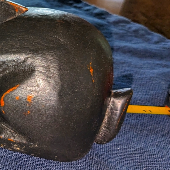 Antique Primitive Wooden Rabbit - Picture 7 of 17